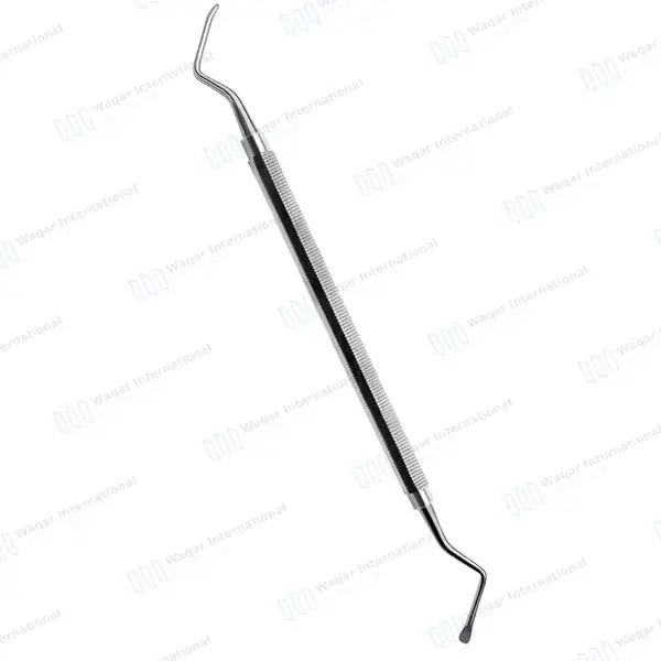 Lucas Bone Curette #86 Double Ended 3mm Tips Hexagonal Handle - surgical instruments manufactured by Waqar International, Sialkot - view 2