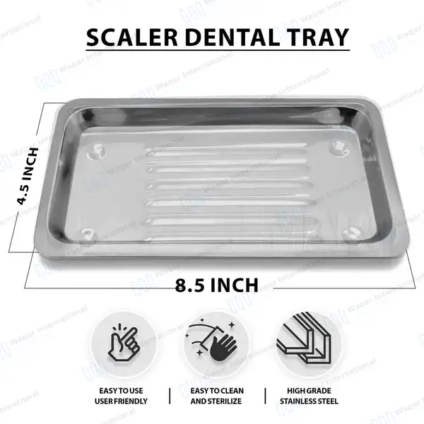 45 Pcs Basic Dental Examination Instruments with Scaler Tray - surgical instruments manufactured by Waqar International, Sialkot - view 7