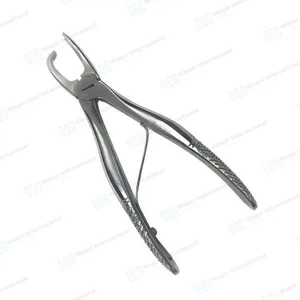 Tartar Removing Forceps 4.5″ Curved Beak - veterinary instruments manufactured by Waqar International, Sialkot - view 2
