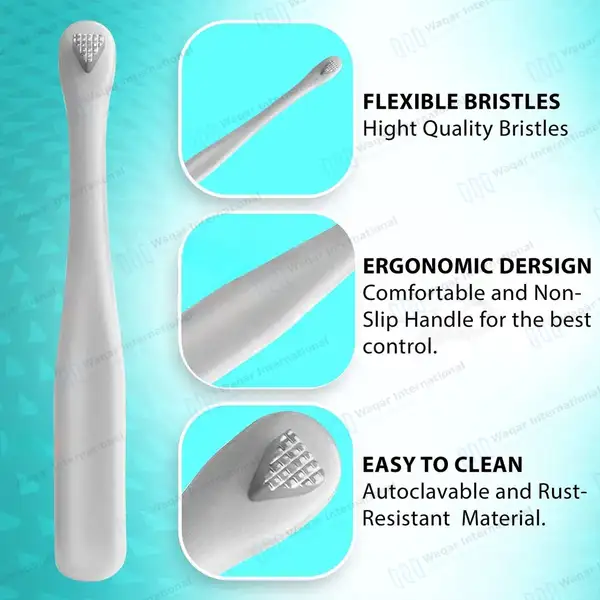 Molar Band Seater Bite Sticks White with Serrated Tip - surgical instruments manufactured by Waqar International, Sialkot - view 3