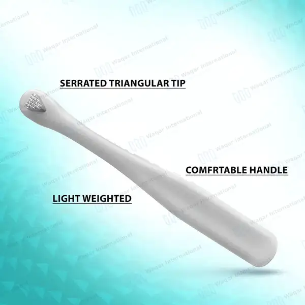 Molar Band Seater Bite Sticks White with Serrated Tip - surgical instruments manufactured by Waqar International, Sialkot - view 5