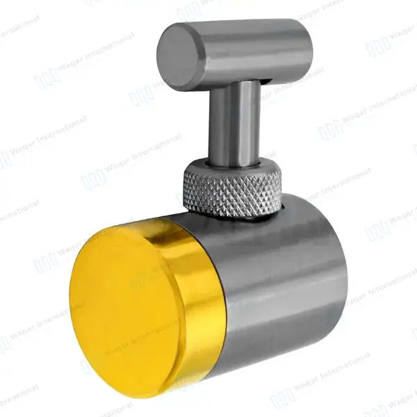 Dental Bone Mill Bone Crusher Grinder Silver/Gold Implants Grafting Instrument - dental instruments manufactured by Waqar International, Sialkot - view 2