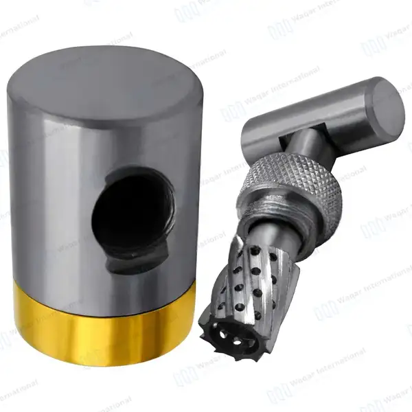 Dental Bone Mill Bone Crusher Grinder Silver/Gold Implants Grafting Instrument - dental instruments manufactured by Waqar International, Sialkot - view 4