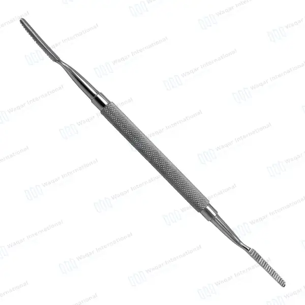 12 Pcs Polokoff Bone File #1 Double Ended - dental instruments manufactured by Waqar International, Sialkot - view 6
