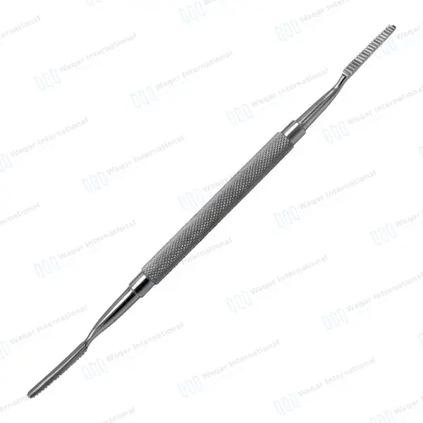 12 Pcs Polokoff Bone File #1 Double Ended - dental instruments manufactured by Waqar International, Sialkot - view 7