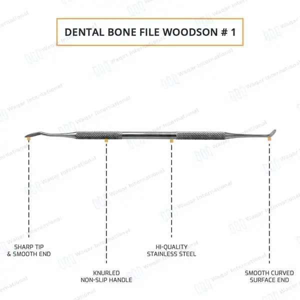 Woodson #1 Double Ended Plastic Filling Instrument - surgical instruments manufactured by Waqar International, Sialkot - view 4