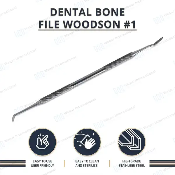 6 Pcs Woodson #1 Double Ended Plastic Filling Instrument - surgical instruments manufactured by Waqar International, Sialkot - view 8