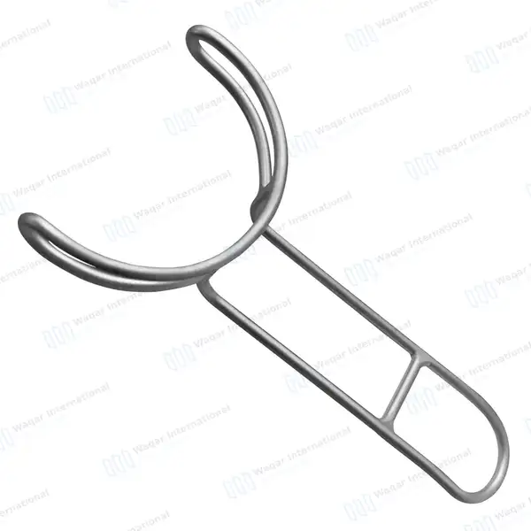 3 Vestibulum Lip and Cheek Retractor 7″ Upper & Lower Jaws - surgical instruments manufactured by Waqar International, Sialkot - view 3