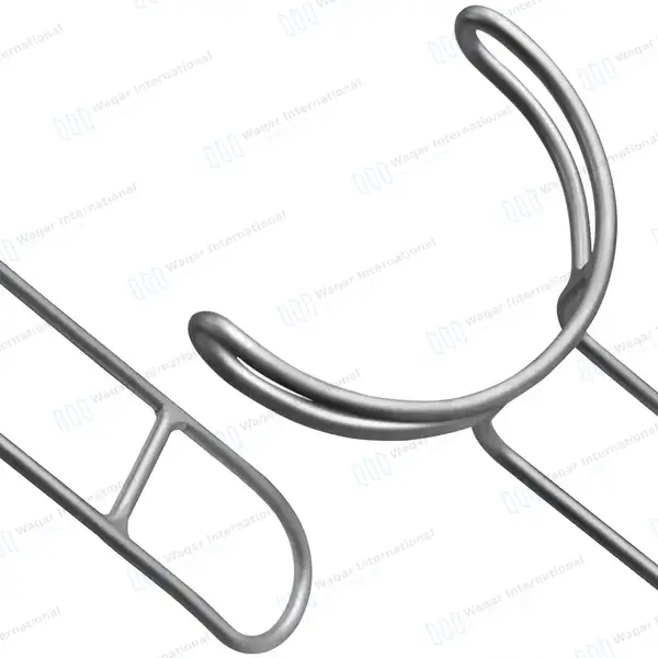 12 Vestibulum Lip and Cheek Retractor 7″ Upper & Lower Jaws - surgical instruments manufactured by Waqar International, Sialkot - view 8