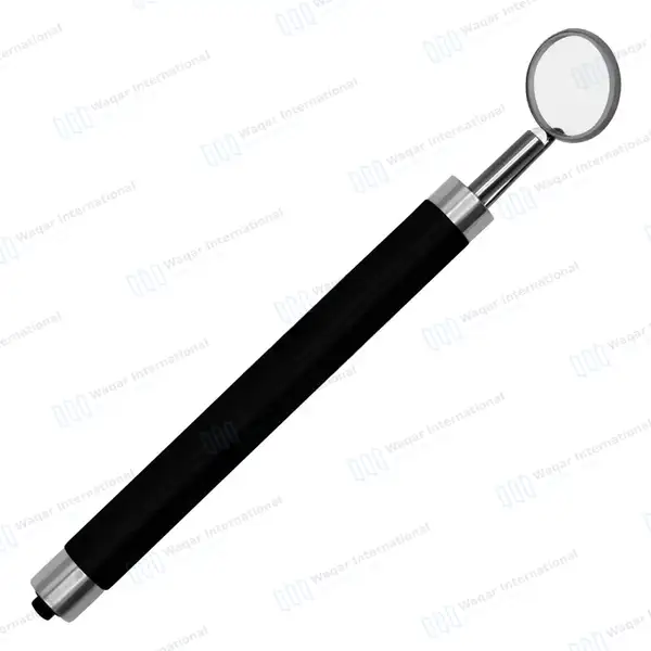 Dental Mirror with Light – Black Color Handle - surgical instruments manufactured by Waqar International, Sialkot - view 6