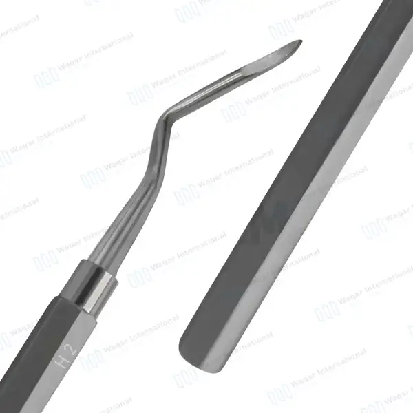 Heidbrink Root Tip Pick Elevator H2 Right Angled Pointed Tip - dental instruments manufactured by Waqar International, Sialkot - view 6