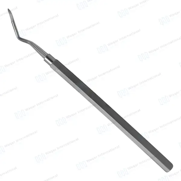 Heidbrink Root Tip Pick Elevator H3 Left Angled Pointed Tip - dental instruments manufactured by Waqar International, Sialkot - view 2