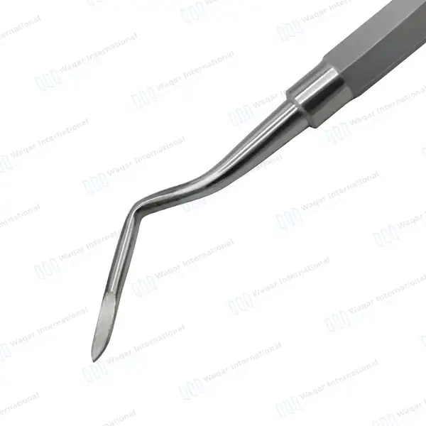 Heidbrink Root Tip Pick Elevator H3 Left Angled Pointed Tip - dental instruments manufactured by Waqar International, Sialkot - view 5