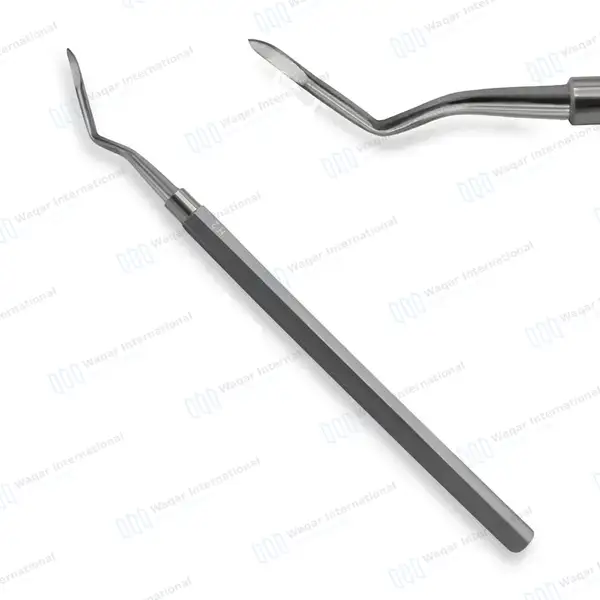 3 Pcs Heidbrink Root Tip Pick Elevator Set H1, H2 & H3 Pointed Tips - dental instruments manufactured by Waqar International, Sialkot - view 5
