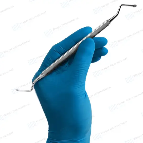 Lucas Bone Curette #85 Double Ended 2.7mm Tips Hexagonal Handle - surgical instruments manufactured by Waqar International, Sialkot - view 7