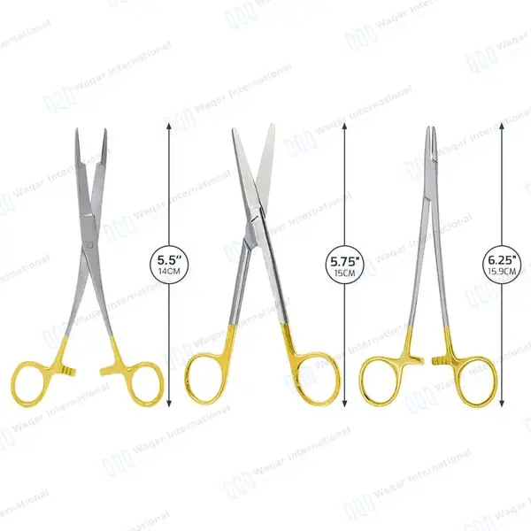 24 Pcs T/C Feline Spay Pack - veterinary instruments manufactured by Waqar International, Sialkot - view 3