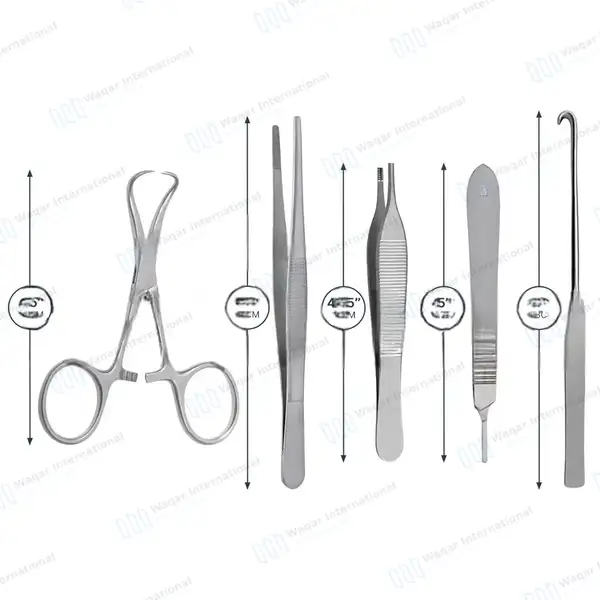 24 Pcs T/C Feline Spay Pack - veterinary instruments manufactured by Waqar International, Sialkot - view 5