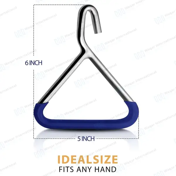 Calf Pulling Chains 60″ OB Apparatus with 2 Handle Puller Hooks - veterinary instruments manufactured by Waqar International, Sialkot - view 3