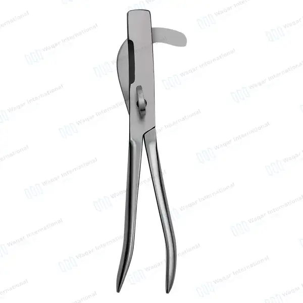 Single Crush Emasculator 7″ Veterinary Castrator Plier - veterinary instruments manufactured by Waqar International, Sialkot - view 2