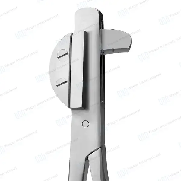 Double Crush Emasculator 9″ White’s Style - veterinary instruments manufactured by Waqar International, Sialkot - view 7