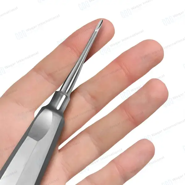 4 Pcs Winged Elevators Set 1mm-4mm Tips Standard Handle - veterinary instruments manufactured by Waqar International, Sialkot - view 5