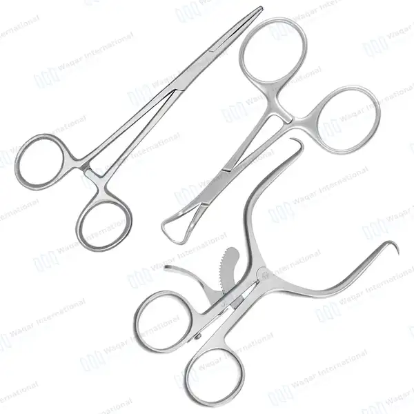 47 Pcs Deluxe Veterinary Kit Spay Surgery Set - veterinary instruments manufactured by Waqar International, Sialkot - view 2