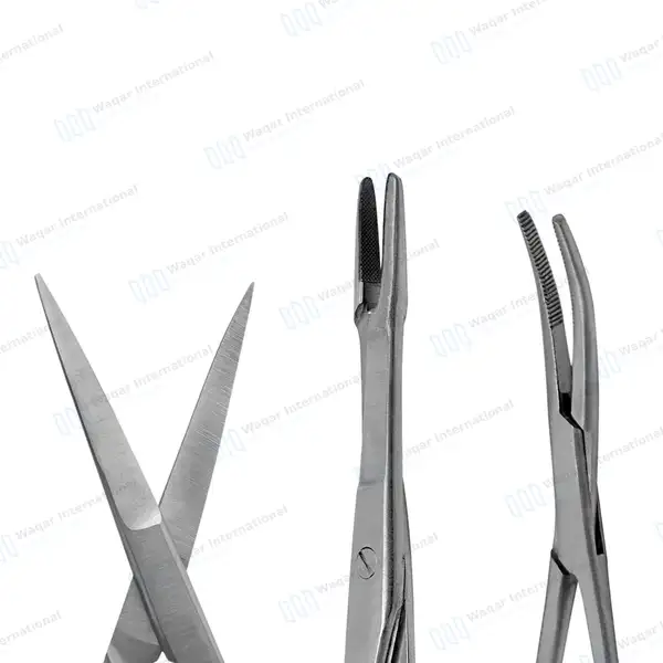 11 Pcs Advanced Pig Castration Set with Carrying Case - veterinary instruments manufactured by Waqar International, Sialkot - view 3