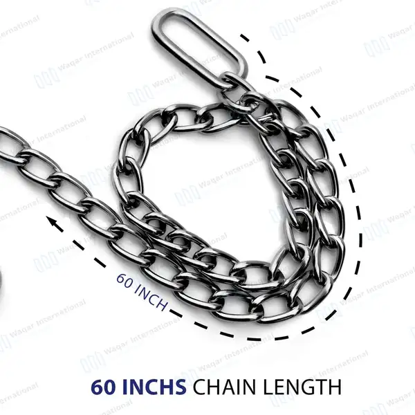2 Pcs Ratchet Style Calf Puller with Extra 60″ OB Chain Set - veterinary instruments manufactured by Waqar International, Sialkot - view 3