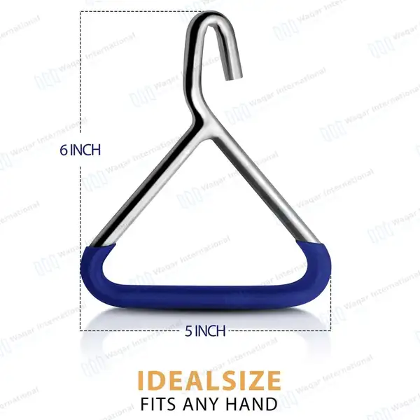 2 Pcs Calf Puller OB Chain Hook Handle - veterinary instruments manufactured by Waqar International, Sialkot - view 2