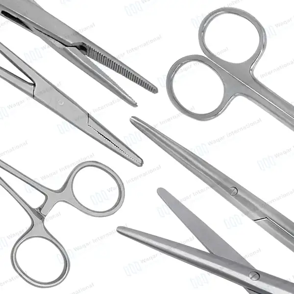 17 Pcs Veterinary General Surgery Kit for Small Animals - surgical instruments manufactured by Waqar International, Sialkot - view 6