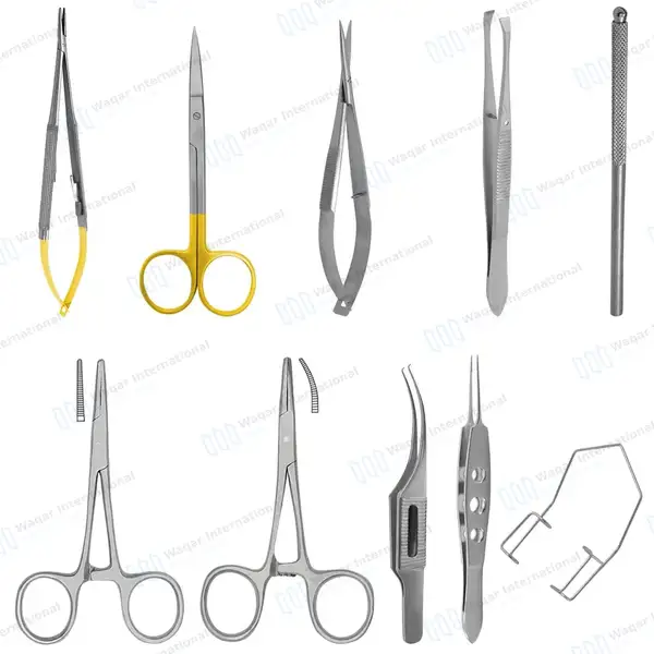 10 Pcs Veterinary Ophthalmic Kit - surgical instruments manufactured by Waqar International, Sialkot - view 8