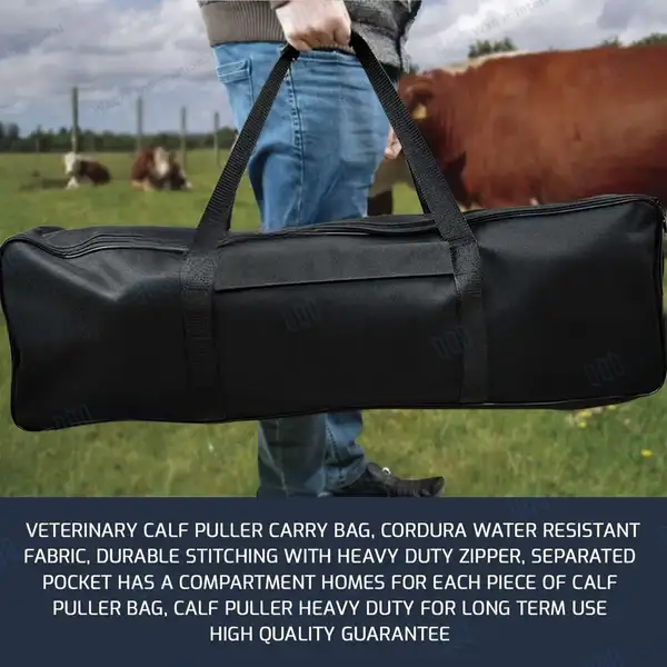 Heavy Duty Ratchet Style Calf Puller 67″ with Zipper Carrying Bag - veterinary instruments manufactured by Waqar International, Sialkot - view 7