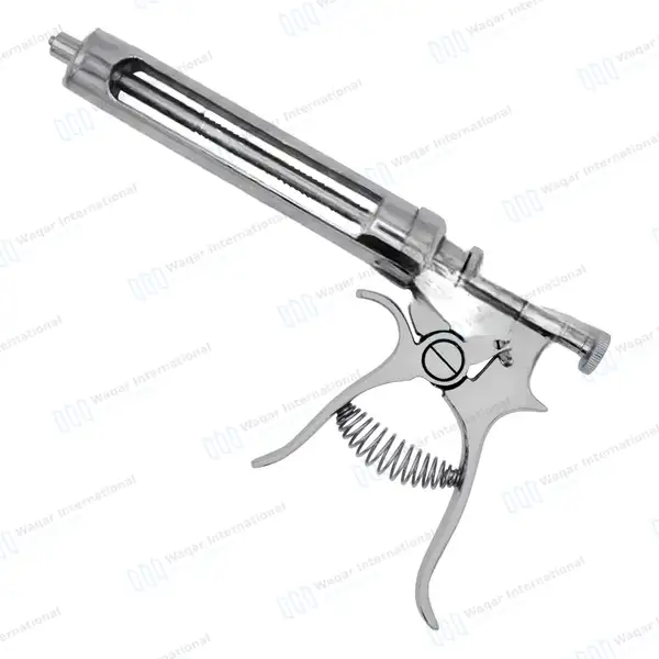 Hauptner Dosing Syringe 30cc with Glass Barrel - veterinary instruments manufactured by Waqar International, Sialkot - view 6