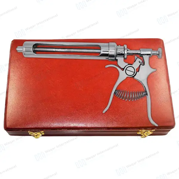 Hauptner Dosing Syringe 30cc with Glass Barrel - veterinary instruments manufactured by Waqar International, Sialkot - view 8