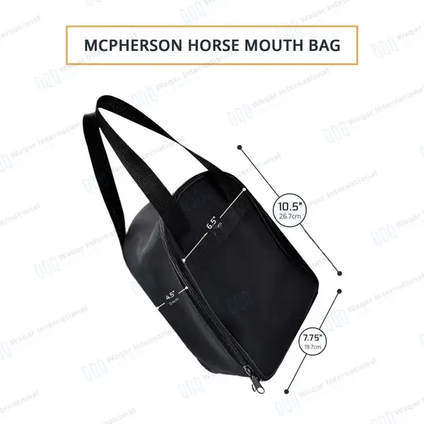 Mcpherson Full Mouth Speculum Horse Mouth Gag with Carrying Bag - veterinary instruments manufactured by Waqar International, Sialkot - view 3
