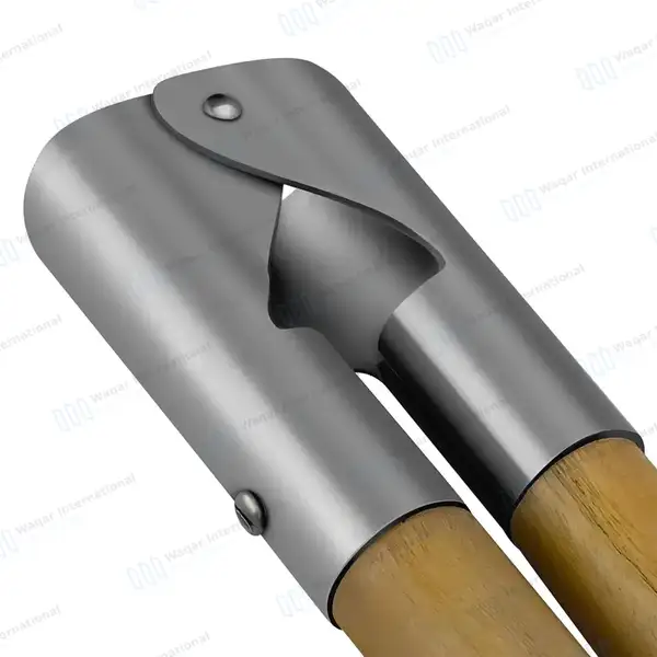 Calf Dehorner Horn Cutter 13″ Sharp Blades with Wooden Handle - veterinary instruments manufactured by Waqar International, Sialkot - view 4