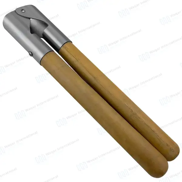 Calf Dehorner Horn Cutter 13″ Sharp Blades with Wooden Handle - veterinary instruments manufactured by Waqar International, Sialkot - view 7