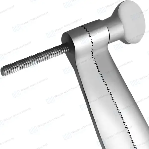 Ear Cropping Clamp 5.5″ (14cm) “I” Type Shaped - veterinary instruments manufactured by Waqar International, Sialkot - view 3