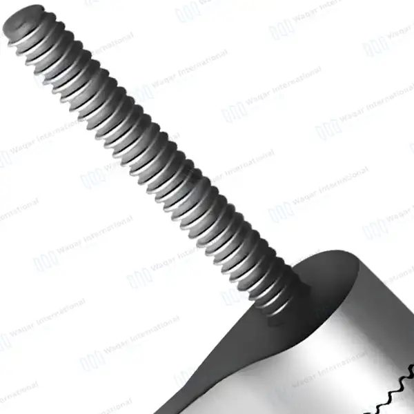 Ear Cropping Clamp 5.5″ (14cm) “I” Type Shaped - veterinary instruments manufactured by Waqar International, Sialkot - view 5