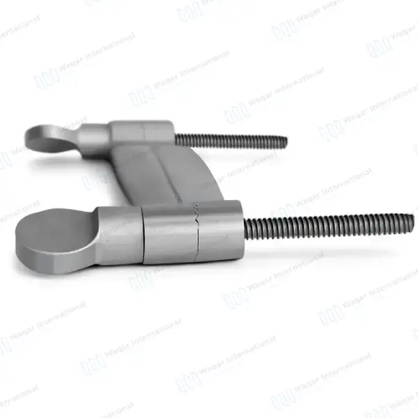 Ear Cropping Clamp 5.5″ (14cm) “I” Type Shaped - veterinary instruments manufactured by Waqar International, Sialkot - view 6
