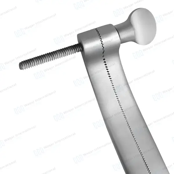 Ear Cropping Clamp 7″ (18cm) “L” Type Shaped - veterinary instruments manufactured by Waqar International, Sialkot - view 5