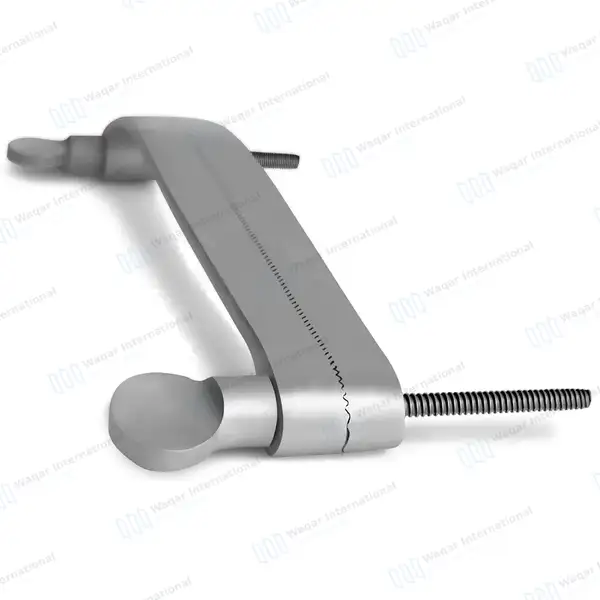 Ear Cropping Clamp 7″ (18cm) “L” Type Shaped - veterinary instruments manufactured by Waqar International, Sialkot - view 8