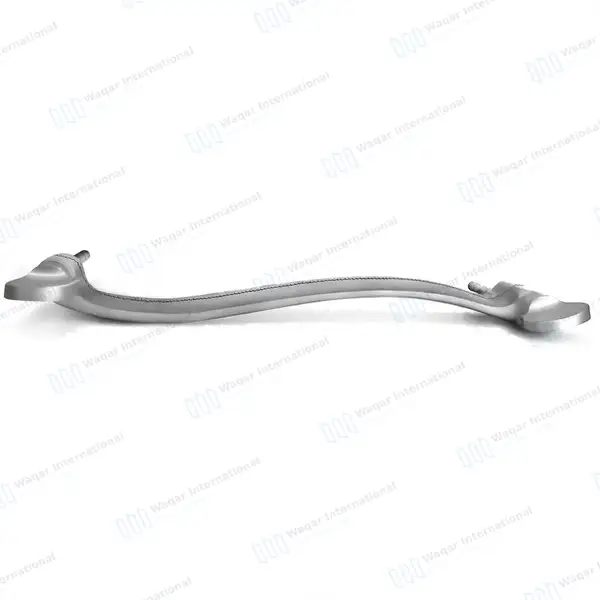 Ear Cropping Clamp 7″ (18cm) “S” Type Shaped - veterinary instruments manufactured by Waqar International, Sialkot - view 2