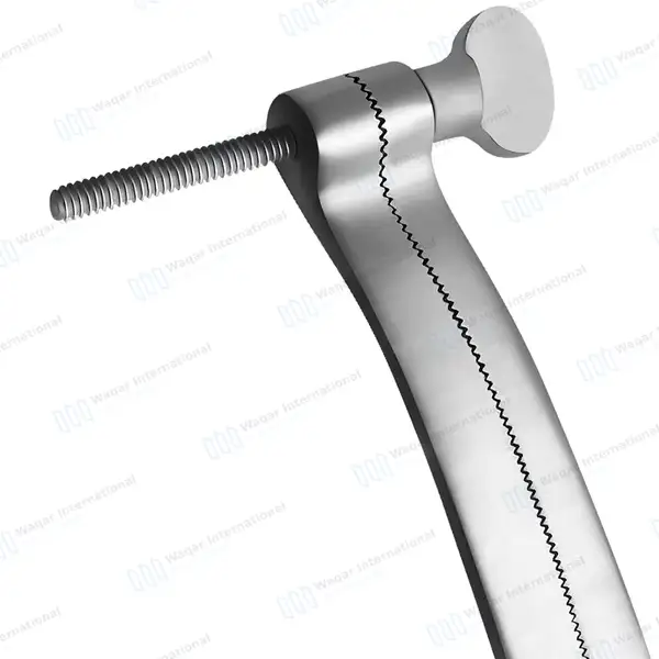 Ear Cropping Clamp 7″ (18cm) “S” Type Shaped - veterinary instruments manufactured by Waqar International, Sialkot - view 4