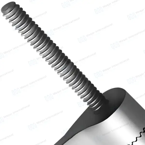 Ear Cropping Clamp 7″ (18cm) “S” Type Shaped - veterinary instruments manufactured by Waqar International, Sialkot - view 5