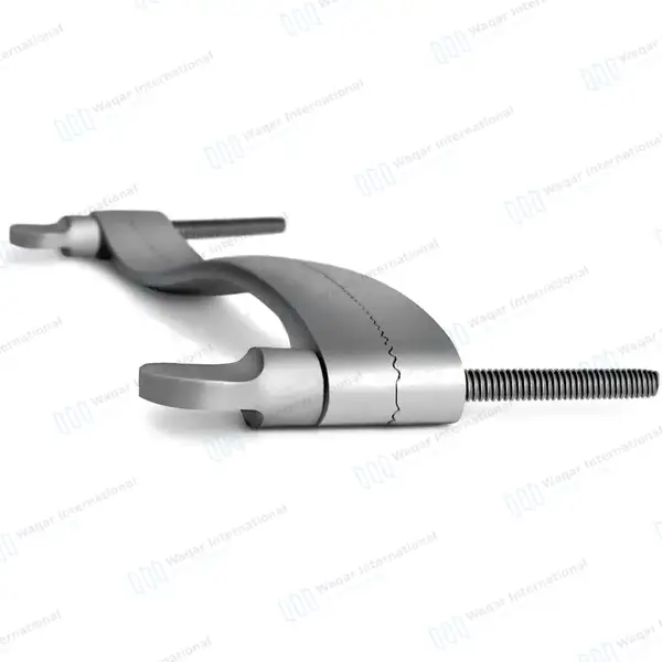 Ear Cropping Clamp 7″ (18cm) “S” Type Shaped - veterinary instruments manufactured by Waqar International, Sialkot - view 6