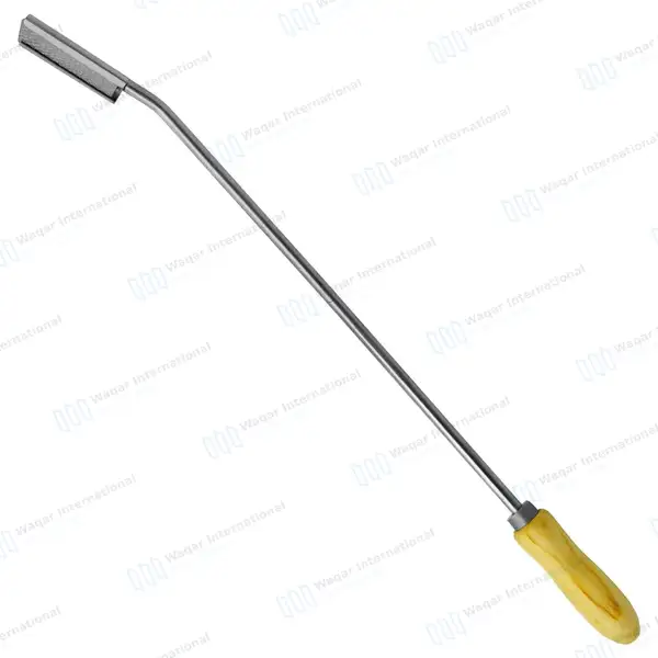 Equine Dental Float Rasp Up 24″ with Adjustable Wooden Handle - veterinary instruments manufactured by Waqar International, Sialkot - view 2