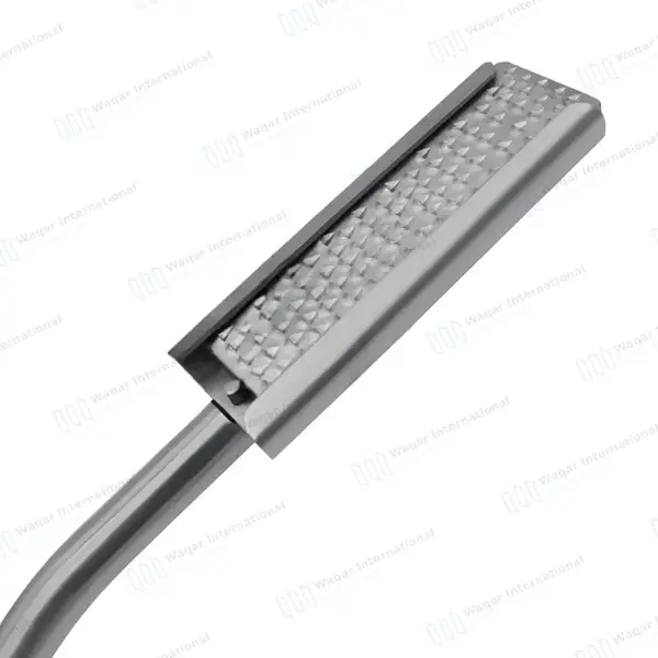 Equine Dental Float Rasp 24″ Down with Adjustable Wooden Handle - veterinary instruments manufactured by Waqar International, Sialkot - view 4
