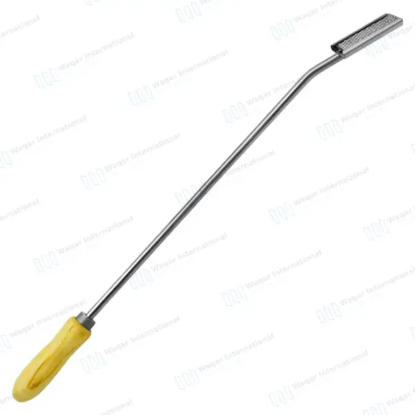 Equine Dental Float Rasp 24″ Down with Adjustable Wooden Handle - veterinary instruments manufactured by Waqar International, Sialkot - view 7