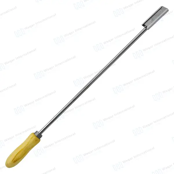 Equine Dental Float Rasp Straight with Adjustable Wooden Handle - veterinary instruments manufactured by Waqar International, Sialkot - view 7